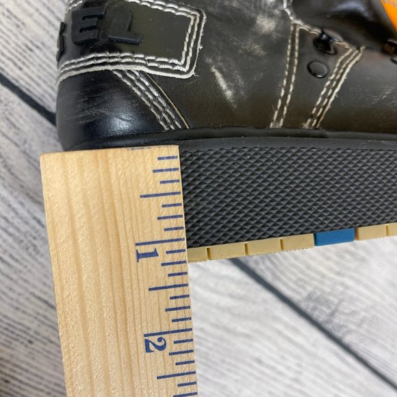 DIESEL Man's D-Cage Mid Hiker Boots Contrast Shoelaces Grunge Size 39 - Picture 16 of 16